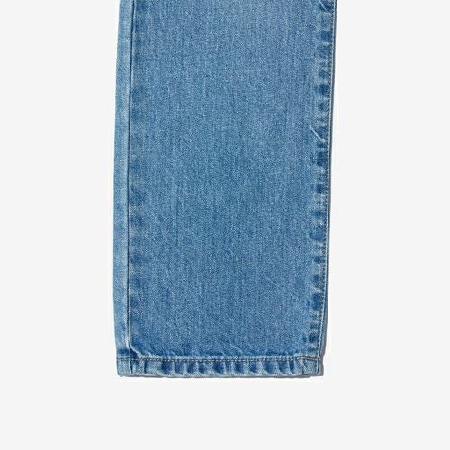 G-FRANCOのレディースジーンズ、SLIM TAPERED（スリムテーパード）Light Blue（ライトブルー）の裾