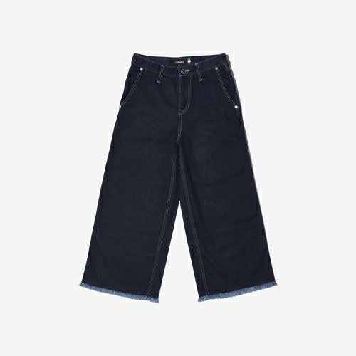 G-FRANCOのレディースジーンズ、WIDE FIT（ワイドフィット）Indigo（インディゴ）の正面からの全体図