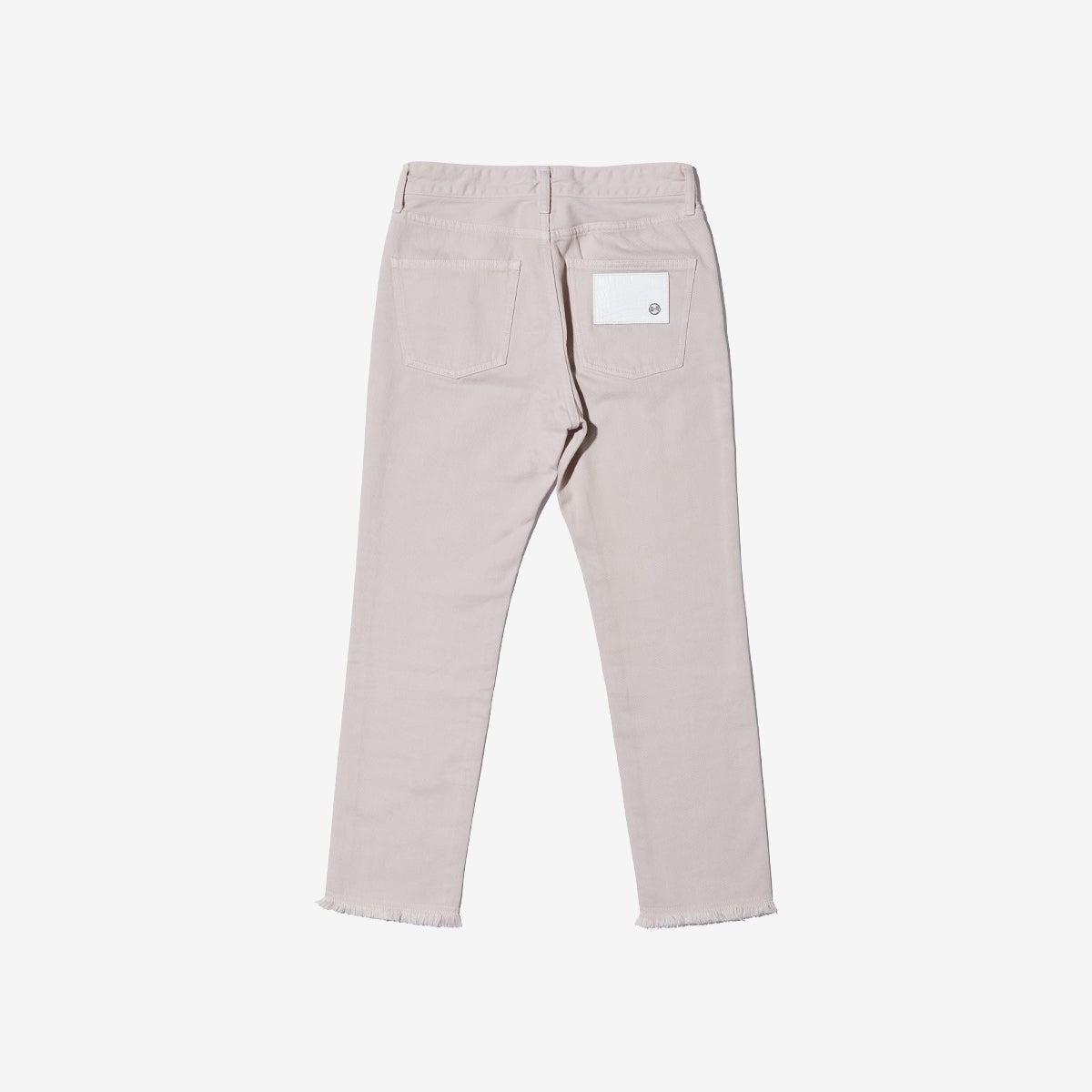 G-FRANCOのレディースジーンズ、COLOR DENIM（カラーデニム）Pink（ピンク）の背面からの全体図