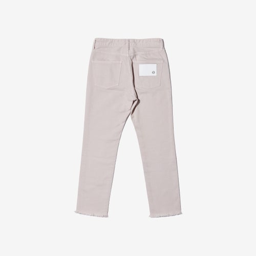 G-FRANCOのレディースジーンズ、COLOR DENIM（カラーデニム）Pink（ピンク）の背面からの全体図