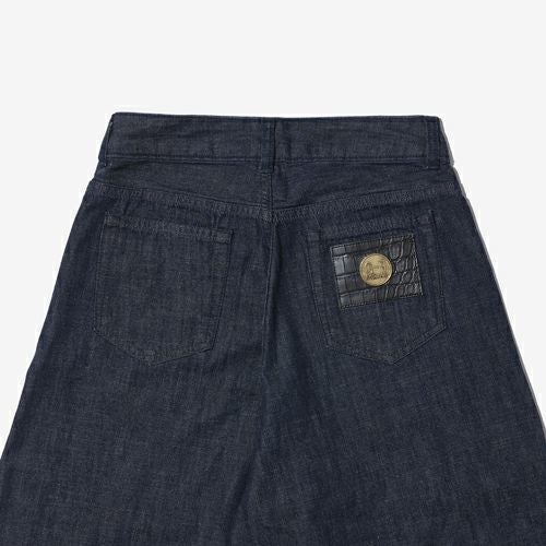 G-FRANCOのレディースジーンズ、DIANA（ディアナ）Indigo（インディゴ）の背面からのアップ