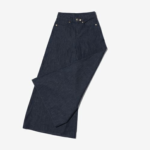 G-FRANCOのレディースジーンズ、DIANA（ディアナ）Indigo（インディゴ）の裾