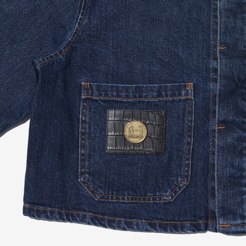 G-FRANCOのレディースデニムジャケット、CERERE（チェレーレ）Indigo（インディゴ）のポケット回り