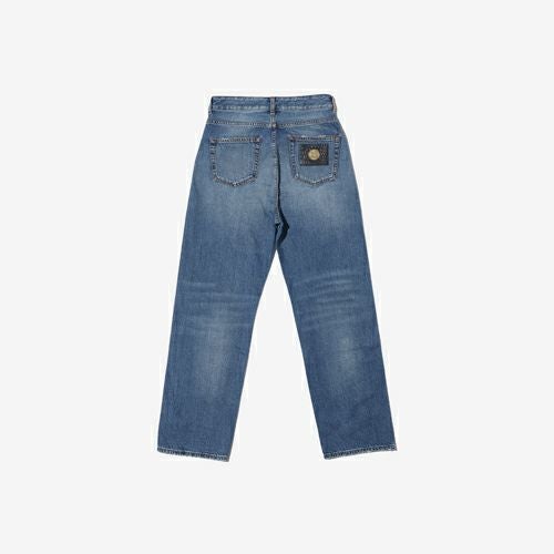 G-FRANCOのレディースジーンズ、GIUNONE EMB.（ジュノーネ）Light Blue（ライトブルー）の背面からの全体図