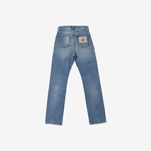 G-FRANCOのレディースジーンズ、VENERE EMB.（ヴェネレ）Light Blue（ライトブルー）の背面からの全体図