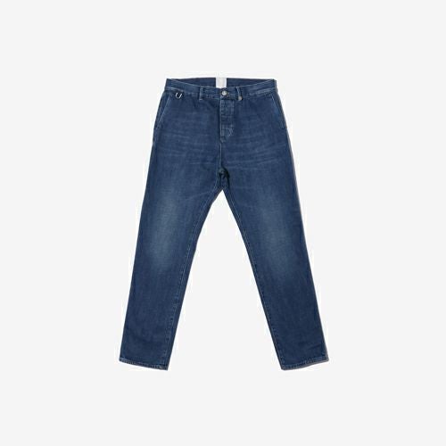 G-FRANCOのメンズジーンズ、MARTE（マルテ）Panarea Blue（パナレアブルー）の正面からの全体図