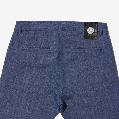 G-FRANCOのメンズジーンズ、MARTE（マルテ）Salina Blue（サリーナブルー）の背面からのアップ