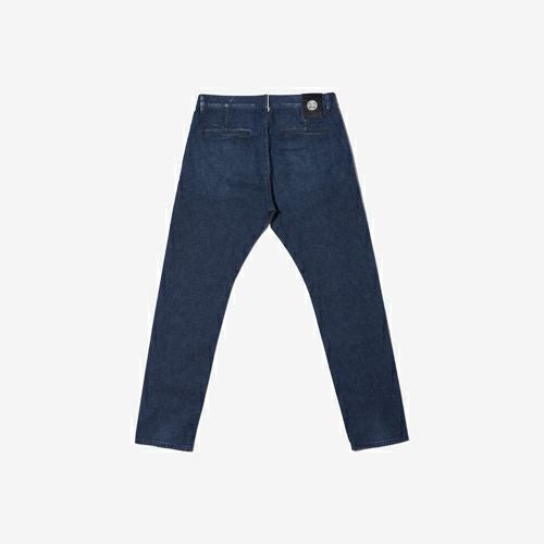 G-FRANCOのメンズジーンズ、APOLLO（アポロ）Pantelleria Blue（パンテッレリアブルー）の背面からの全体図