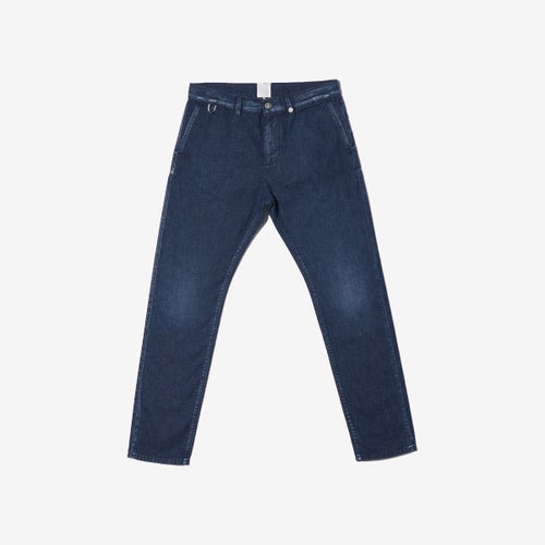 G-FRANCOのメンズジーンズ、APOLLO（アポロ）Pantelleria Blue（パンテッレリアブルー）の背面からのアップ