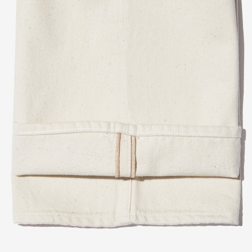 G-FRANCOのレディースジーンズ、ATHENA（アテナ）Beige（ベージュ）の裾