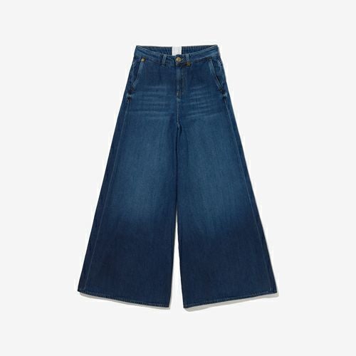 G-FRANCOのレディースジーンズ、EBE（エベ）Padova Blue（パドヴァブルー）の正面からの全体図