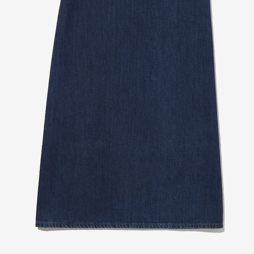 G-FRANCOのレディースジーンズ、EBE（エベ）Padova Blue（パドヴァブルー）の裾