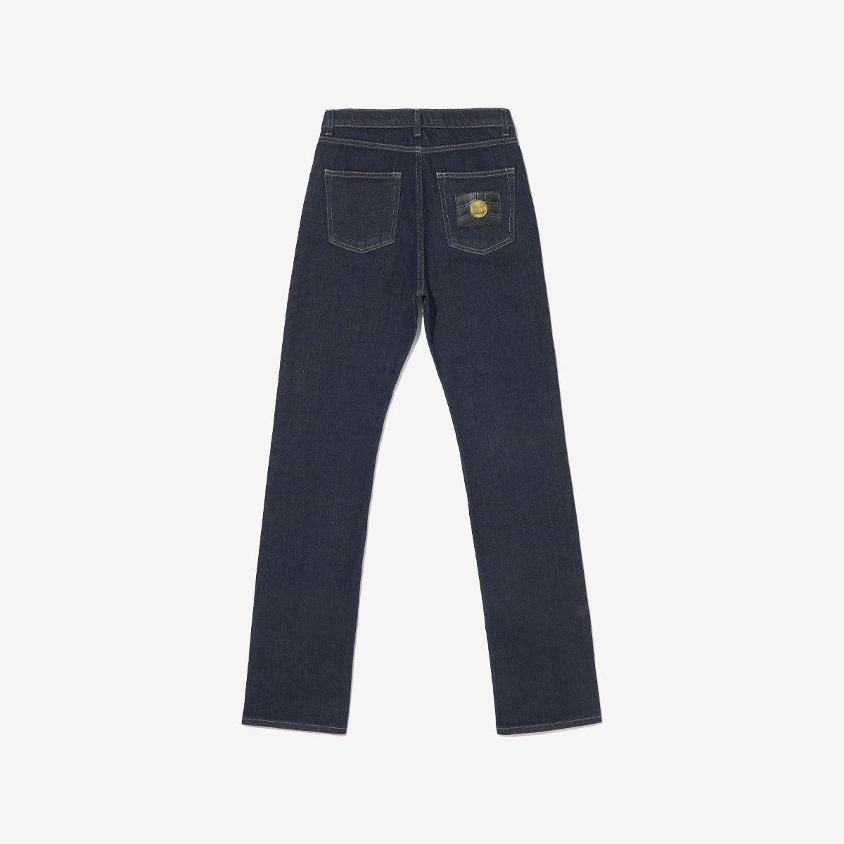 G-FRANCOのレディースジーンズ、VENERE（ヴェネレ）Naples Blue（ナポリブルー）の背面からの全体図