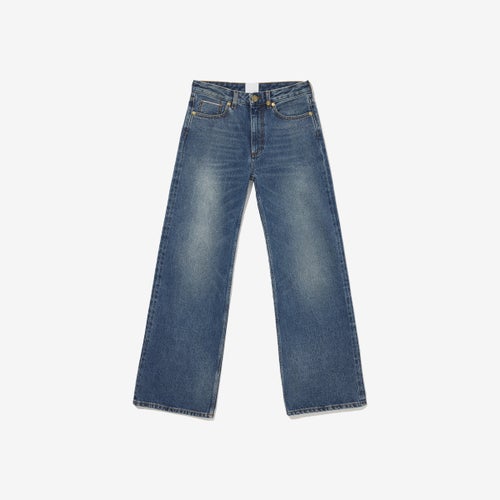 G-FRANCOのレディースジーンズ、ATHENA（アテナ）Venice Blue（ベニスブルー）の正面からの全体図