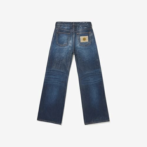 G-FRANCOのレディースジーンズ、ATHENA（アテナ）Milan Blue（ミラノブルー）の背面からの全体図