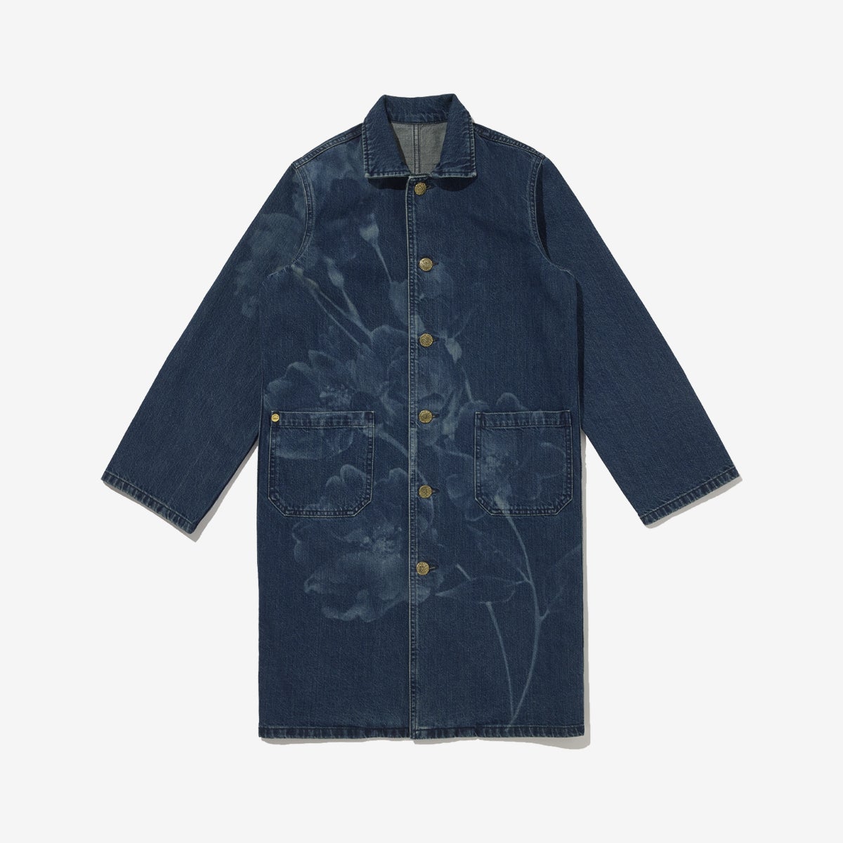 G-FRANCOのレディースデニムジャケット、FORTUNA（フォルトゥーナ）Palermo Blue（パレルモブルー）の正面からの全体図
