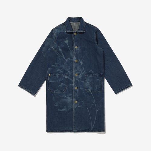 G-FRANCOのレディースデニムジャケット、FORTUNA（フォルトゥーナ）Palermo Blue（パレルモブルー）の正面からの全体図