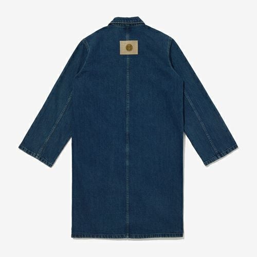 G-FRANCOのレディースデニムジャケット、FORTUNA（フォルトゥーナ）Palermo Blue（パレルモブルー）の背面からの全体図