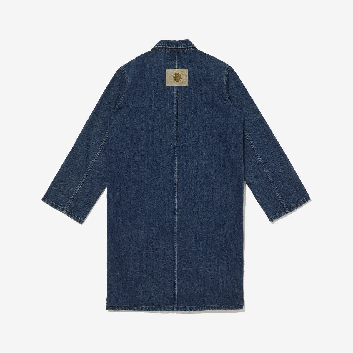 G-FRANCOのレディースデニムジャケット、FORTUNA（フォルトゥーナ）Palermo Blue（パレルモブルー）の背面からの全体図