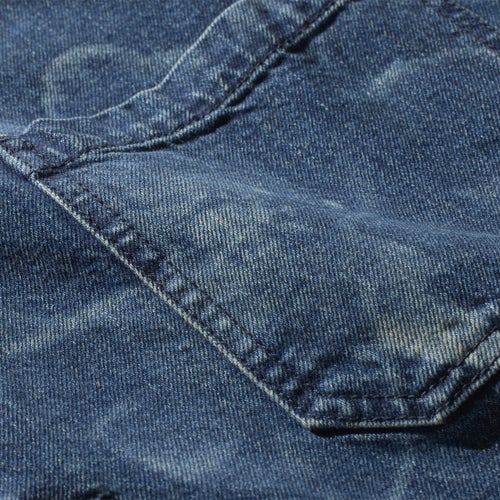 G-FRANCOのレディースデニムジャケット、FORTUNA（フォルトゥーナ）Palermo Blue（パレルモブルー）の生地感