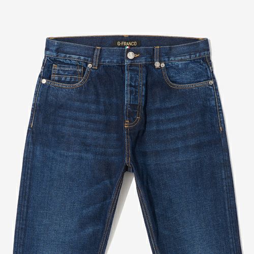 G-FRANCOのメンズデニムBACCOバッコの正面アップの画像
