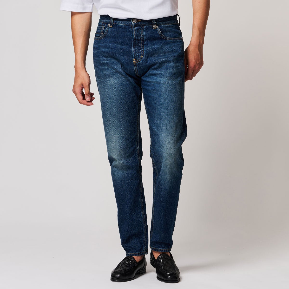 G-FRANCOのメンズデニムBACCOバッコの正面からの画像