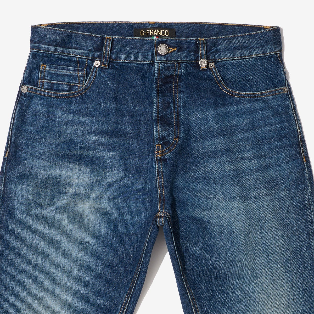 G-FRANCOのメンズデニムBACCOバッコの裾の画像