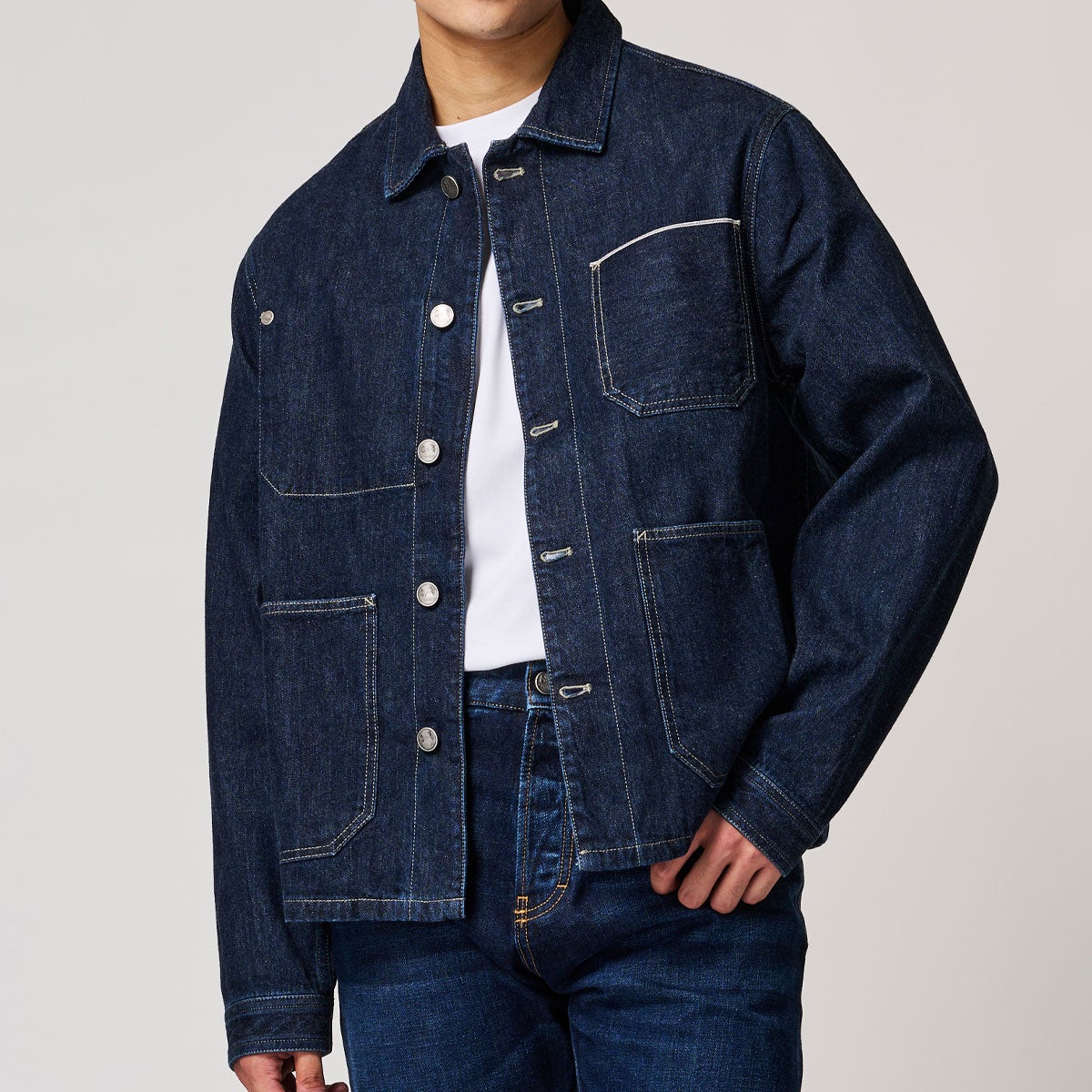 TUCK JACKET NAMI (Light Blue)