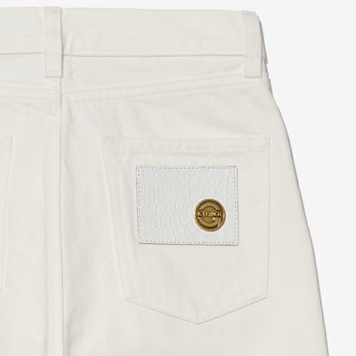 G-FRANCOのウィメンズデニムVENEREベネレの革タグの画像