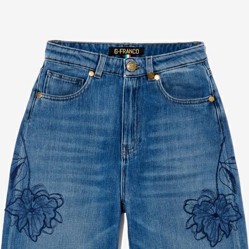 G-FRANCOのウィメンズデニムFATUAファトゥアの正面アップの画像