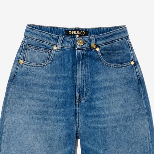 G-FRANCOのウィメンズデニムFATUAファトゥアの正面アップの画像