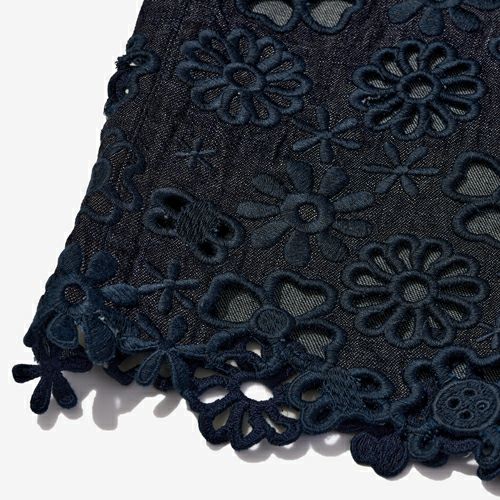 G-FRANCOのウィメンズデニムFELICITASフェリシタスの裾の画像