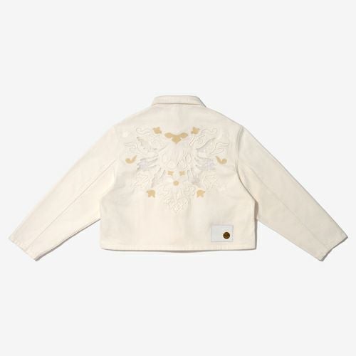 G-FRANCI ウィメンズデニムジャケット。後からの画像