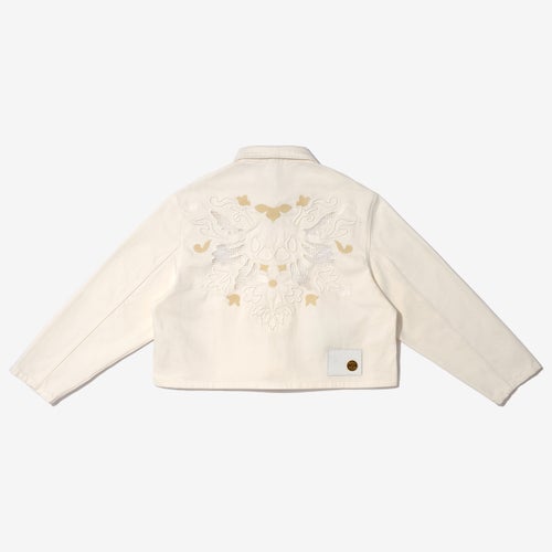G-FRANCI ウィメンズデニムジャケット。後からの画像
