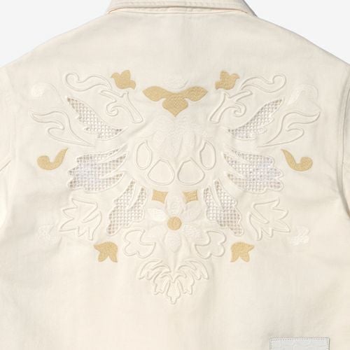 G-FRANCI ウィメンズデニムジャケット。後アップの画像