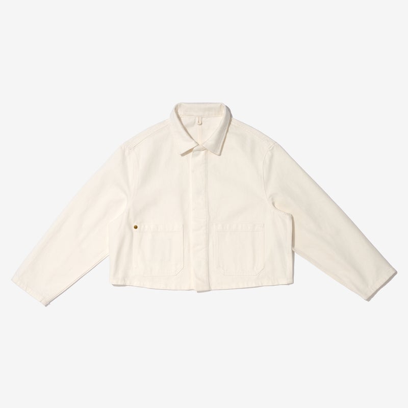 G-FRANCI ウィメンズデニムジャケット。正面からの画像