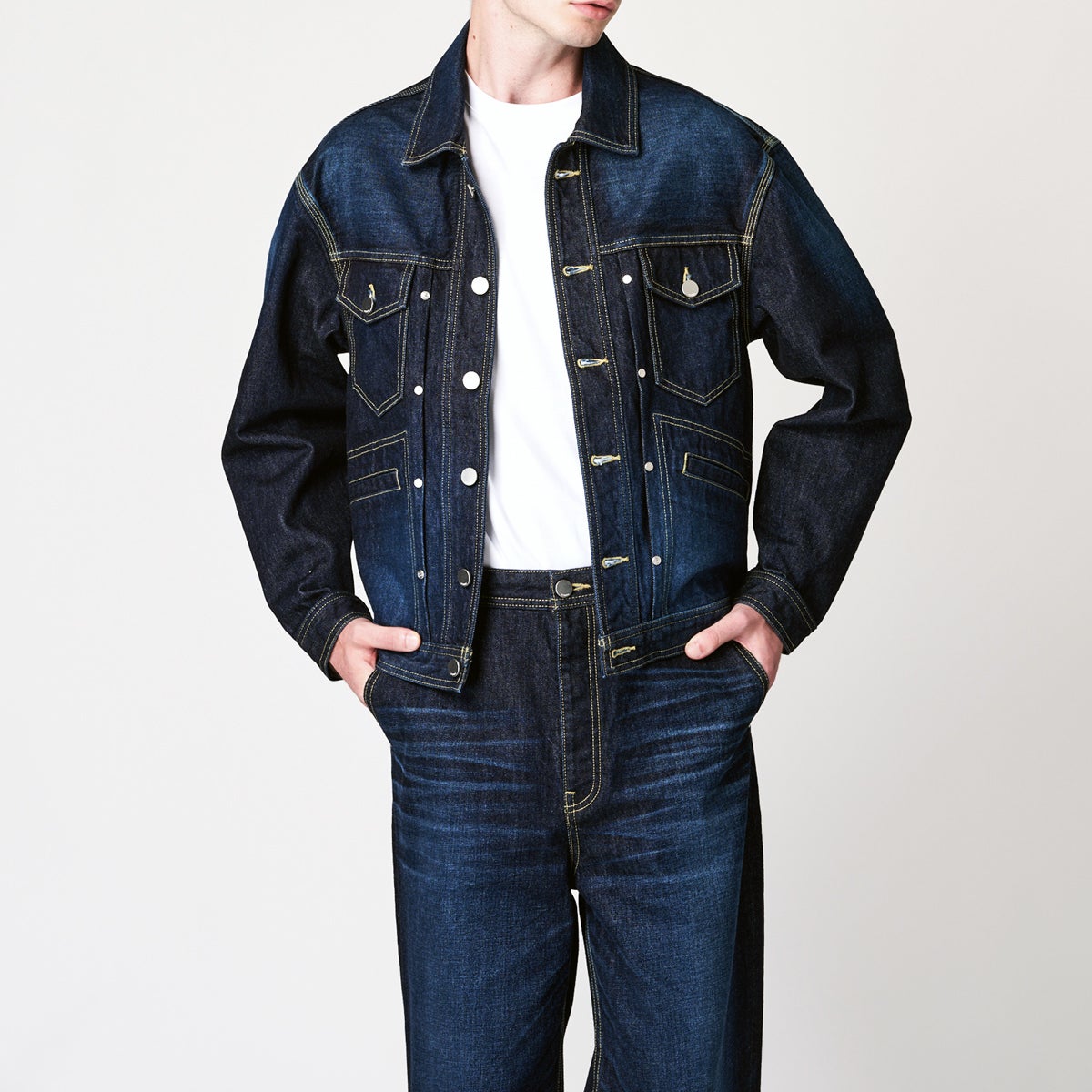 TUCK JACKET NAMI タックジャケット ナミ INDIGO インディゴ | G