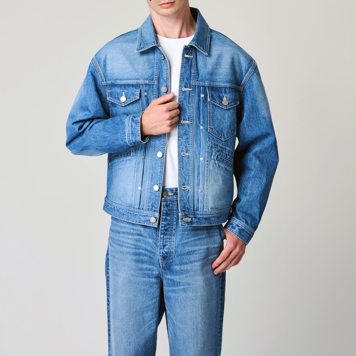 TUCK JACKET NAMI タックジャケット ナミ LightBlue ライトブルー | G