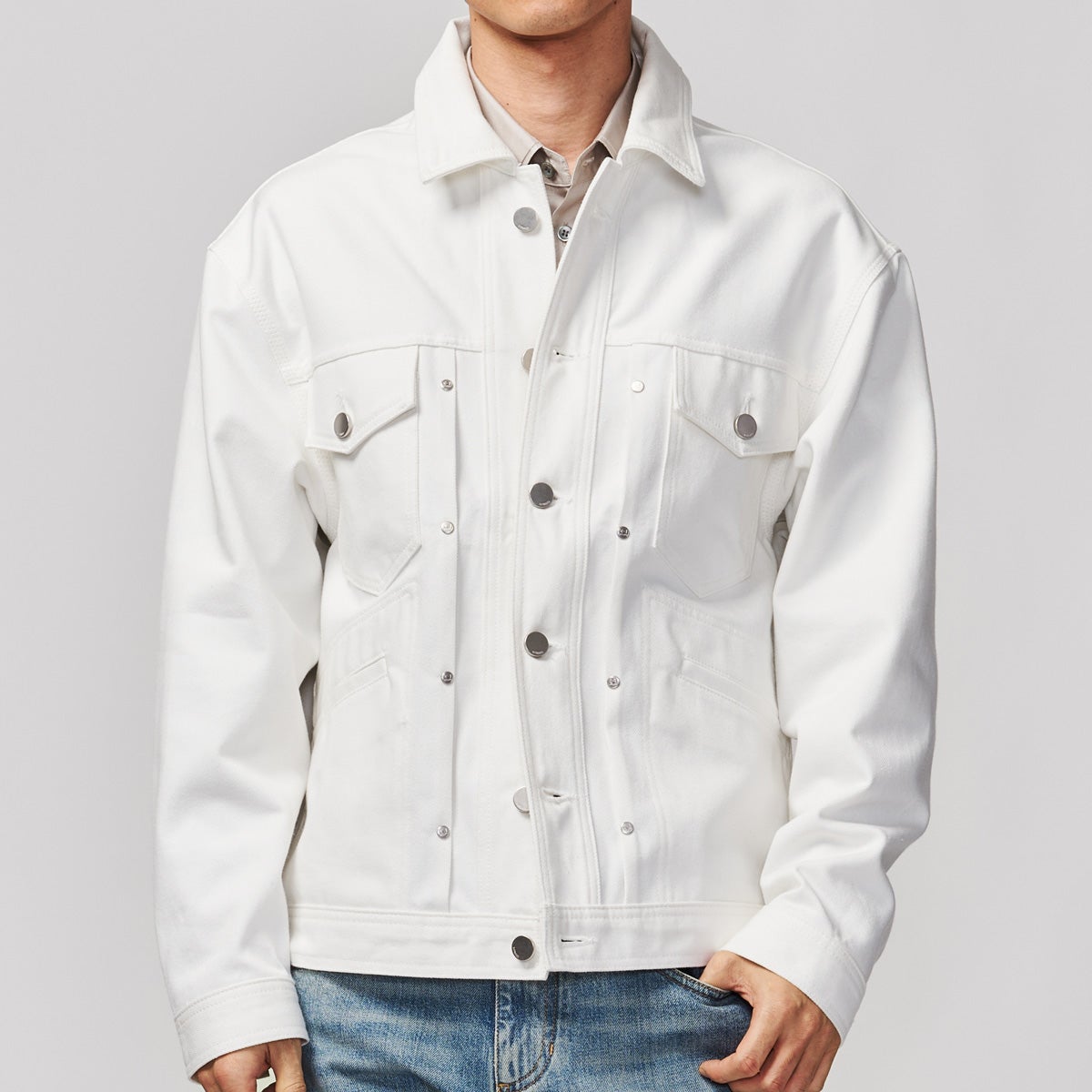 TUCK JACKET NAMI (White)