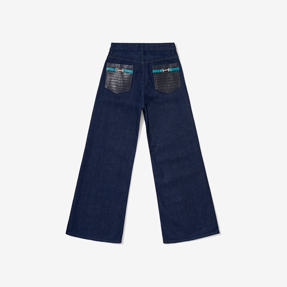WIDE BIT PANTS KIRAMEKI (Indigo)