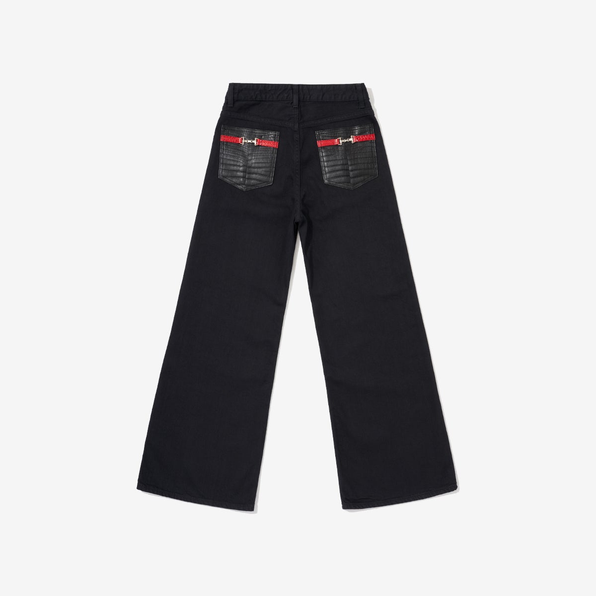 WIDE BIT PANTS KIRAMEKI (Black)